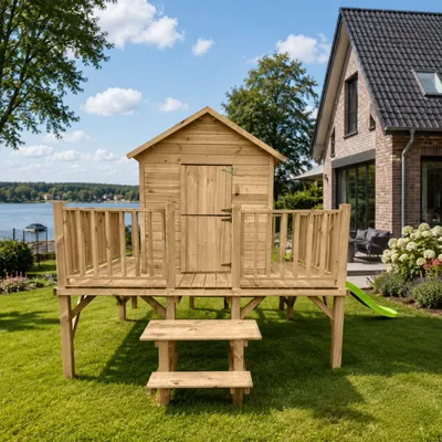 Produktbild von Kinderspielhaus aus Holz 227 x 286 x 232 cm | 3994