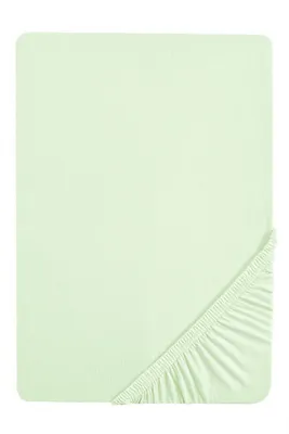 Produktbild von biberna Feinjersey-Spannbetttuch MINT 180-200x200 cm