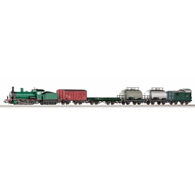 Produktbild von Piko S-Set Dampflok Rh 71 SNCB + 5 Güterwg. SNCB A-Gleis & B III 97942