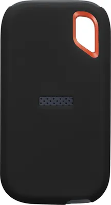 Produktbild von kwmobile Hülle kompatibel mit Sandisk E61 SSD (not for E81) Festplatte - Silikon Schutzhülle für portable SSD - in Schwarz