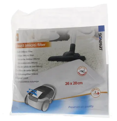 Obrázok produktu pre SCANPART 2684000007, Filter, Cylindrový vysávač, Biela, 200 mm, 260 mm