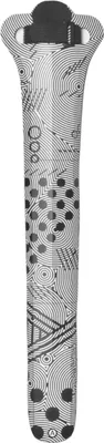Image de Garde-boue Fendor Bendor Regular - Noir/Blanc - réfléchissant
