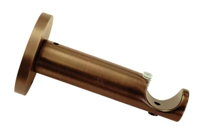 Produktbild von Wandträger 1-läufig für Gardinenstange Windsor bronze Ø 25 mm