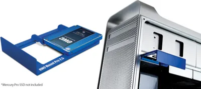 Productafbeelding van Mount Pro 3,5 naar 2,5 SAS/SATA (blauw, voor Mac Pro 2009)
