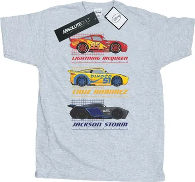Obrázek produktu pro Cars - pánské tričko "Racer Profile" BI1615 (M) (Grey)