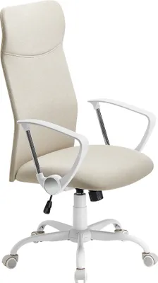 Produktbild von SONGMICS Chefsessel (1 St), Atmungsaktiver Netzbezug, Cappuccinobeige