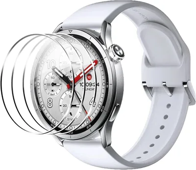 Immagine prodotto di Pellicole protettive in vetro temperato per Xiaomi Watch S5 da 46 mm, confezione da 3 pezzi, impermeabili e antigraffio