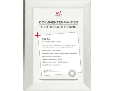 Produktbild von Walther Aluline, Single picture frame, Aluminium, 21 x 29,7 cm