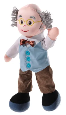 Produktbild von Stoffpuppe Poupetta Großvater, Grösse 30 cm