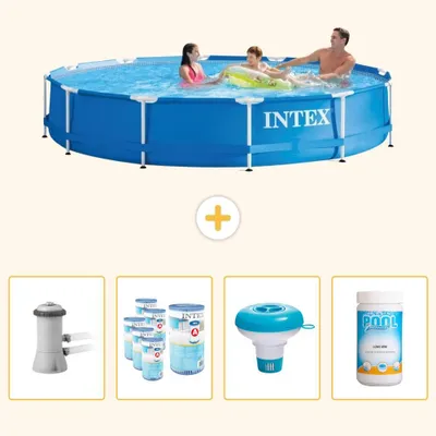 Produktbild von Frame Pool Rund - 366x76 cm - 5-teilig SCB89