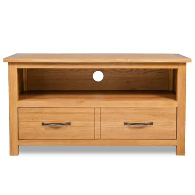 Obrázok produktu pre vidaXL TV skrinka 90x35x48 cm dubový masív
