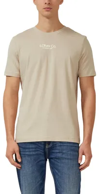 Produktbild von s.Oliver Herren T-Shirt – Regular Fit, Jersey, Crew Neck, Label-Print