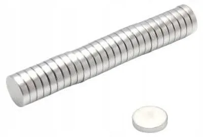 Produktbild von Neodym-Magnet, zylindrisch, MW 9 x 2 mm, N38, 50 Stück