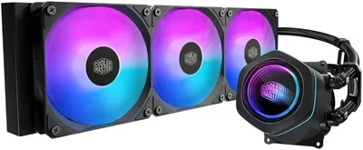 Produktbild von Cooler Master MasterLiquid Core Nex, Flüssigkeitskühlung, 12 cm, 650 RPM, 1750 RPM, 122,4 m³/h, Weiß