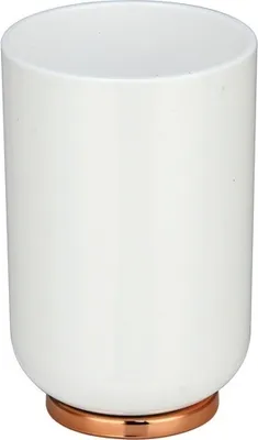 Produktbild von MSV Zahnputzbecher Pretty weiß kupfer