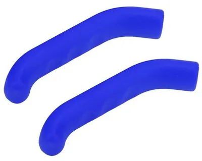 Image de Poignées de vélo en silicone - Protège-poignées de frein résistants aux intempéries - Lot de 5 couleurs