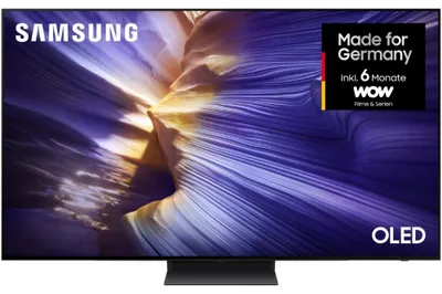 Produktbild von Samsung 55" OLED S93F 4K Vision AI Smart TV (2025), 139,7 cm (55"), 3840 x 2160 Pixel, OLED, Smart-TV, WLAN, Schwarz, Grau