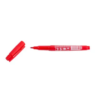 Zdjęcie produktu dla marker permanentny czerwony z cienką końcówką
