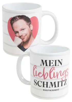 Produktbild von Ralf Schmitz Tasse - Mein Lieblings-Schmitz Kaffeetasse Becher Kaffeebecher aus Keramik 320 ml