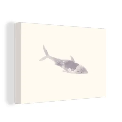 Obrázok produktu pre OneMillionCanvasses® - Maľba na plátne - Obraz na plátne Nástenná maľba na plátne - Ryby - more - akvarel - 150x100cm - Fotografia na plátne - maľba