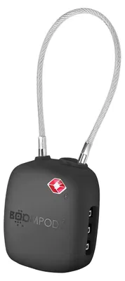 Produktbild von Boompods LOCK TSA Bag Tracker Black