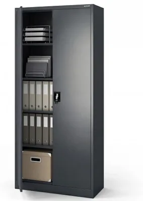 Immagine prodotto di Armadio metallico per ufficio e officina Armadio portadocumenti JAN H2200 900 x 2200 x 400 mm antracite
