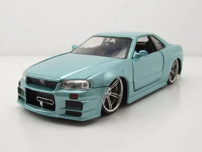 Produktbild von Jada Toys 253203066 - Fast & Furious: Brian's Nissan Skyline GT-R, 1:24 - Modellauto