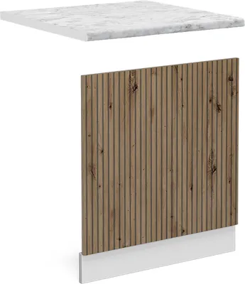 Produktbild von Frontblende Vicco R-Line Artisan-Eiche 60 cm , AP Marmor, Model 47646