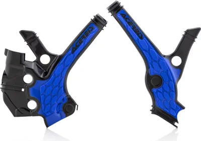 Zdjęcie produktu dla Ochraniacz ramy ACERBIS X-grip czarny/niebieski do YAMAHA YZ 65