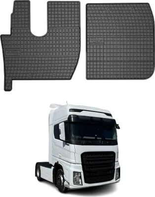 Image de Tapis de Sol pour Ford F-Max 2018-2025 Caoutchouc Noir