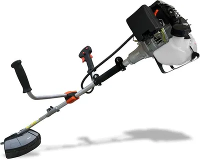 Obrázek produktu pro Benzinový motorový křovinořez FX-MS125 – objem 25,4 ccm / výkon 1 koni – dvoutaktní křovinořez, hmotnost pouhých 5,5 kg – sekačka s pracovní šířkou 305 mm – křovinořez s vlascem a nožem