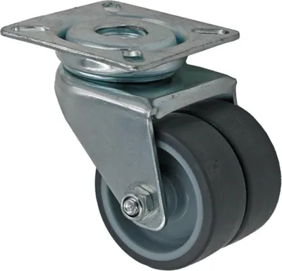 Produktbild von 50 mm Apparaterolle Doppelrolle Möbelrolle Transportrolle Lenkrolle TK.80kg