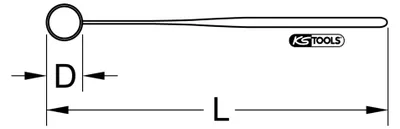 Image de KS Tools 117.1630 Speculum