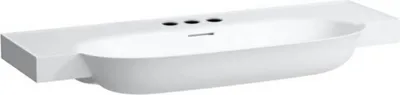 Produktbild von Laufen The New Classic Wastafel 120x48x16,5 cm met overloop 3 kraangat Mat Wit