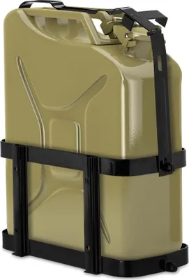 Produktbild von Verstellbarer Reservekanisterhalter aus Metall für 10 & 20 Liter Kanister, Schwarz
