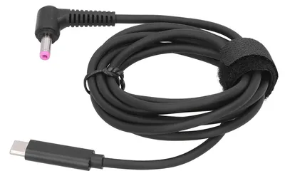 Zdjęcie produktu dla Przejściówka do kabla ładującego z wtykiem męskim DC 4,8 x 1,7 mm i złączem TYPEC do laptopa