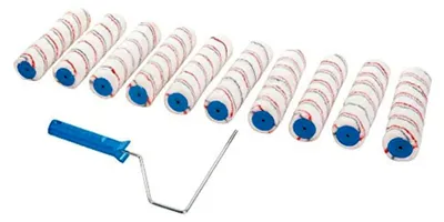 Produktbild von Farbrollerbügel mit 10 Farbwalzen 254 mm