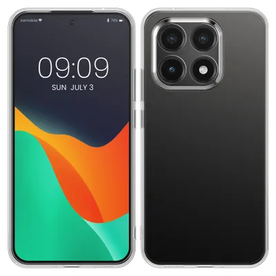 Produktbild von kwmobile Hülle kompatibel mit Xiaomi 15T - Silikon Handyhülle transparent - Handy Case in Transparent