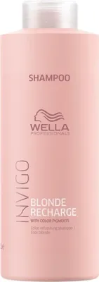 Produktbild von Wella Invigo Blonde Recharge Cool Blonde Haarshampoo 1000ml