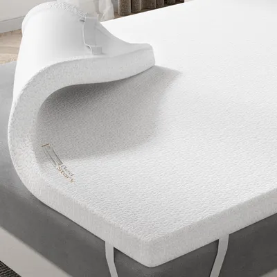 Immagine prodotto di Topper BedStory 6cm 90x190cm materasso in memory foam sfoderabile e lavabile