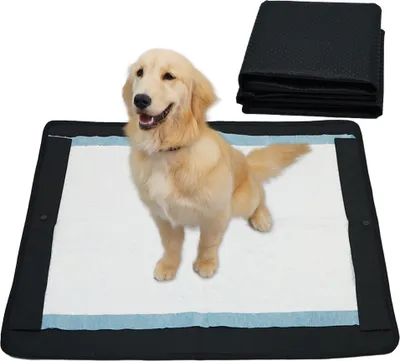 Immagine prodotto di INF Supporto per Cuscinetti per Animali Domestici Nero - Magnetico, Antiperdita M