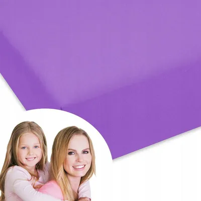 Produktbild von Designpremium Lila Jersey Spannbettlaken 180x200 cm