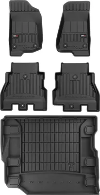 Immagine prodotto di Set di tappetini e fodere per bagagliaio OMAC per Jeep Wrangler 2017-2025 in gomma TPE 5x