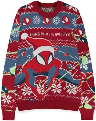 Produktbild von Spider-Man Pullover Swing into the Holidays (Christmas Jumper) Größe XL