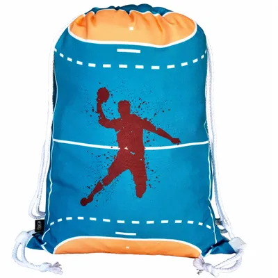 Immagine prodotto di HECKBO Sacca sportiva da pallamano per bambini | Sacca palestra per bambini e bambine | Per asilo, scuola e sport | 40 × 32 cm