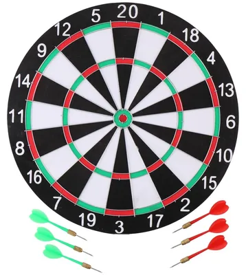 Productafbeelding van Masterdarts Dartbord - 40,5 cm - Tweezijdig - Met 6 Darts