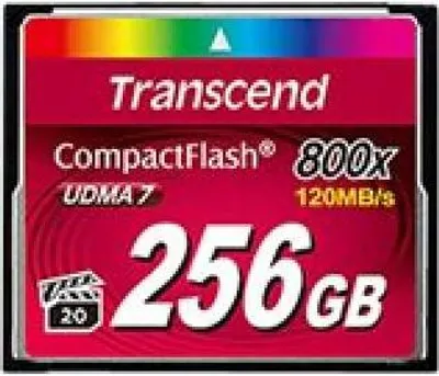Immagine prodotto di Transcend Compact Flash 256GB 800x