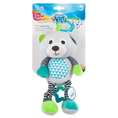 Zdjęcie produktu dla Canpolbabies Canpol babies pluszowe pudeko do zabawy mi szary