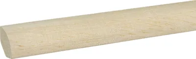 Produktbild von Viertelstableiste Fußleiste 14 x 14 x 2000 mm Abachi zum Kleben, Clipsen, Schrauben & Nageln Massivholz Sockelleiste by PROVISTON 10 Meter | 5 Stück