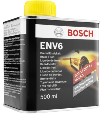 Produktbild von 0,5L Bosch Bremsflüssigkeit ENV6 DOT3 DOT4 DOT 5.1 1987479207 Class6 Brake Fluid